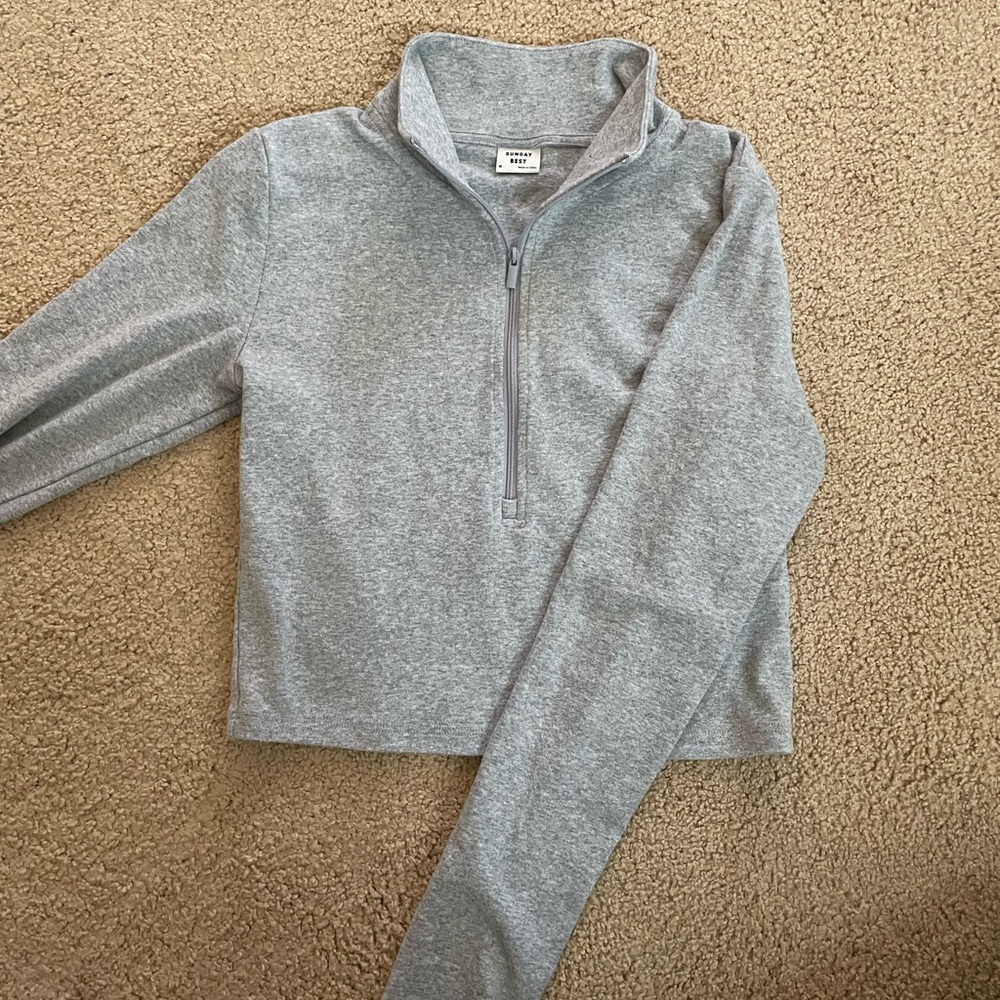 Aritzia half zip